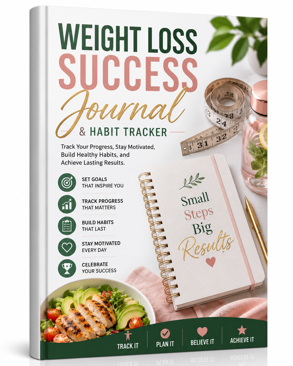 Weight Loss Success Journal and Habit Tracker cover